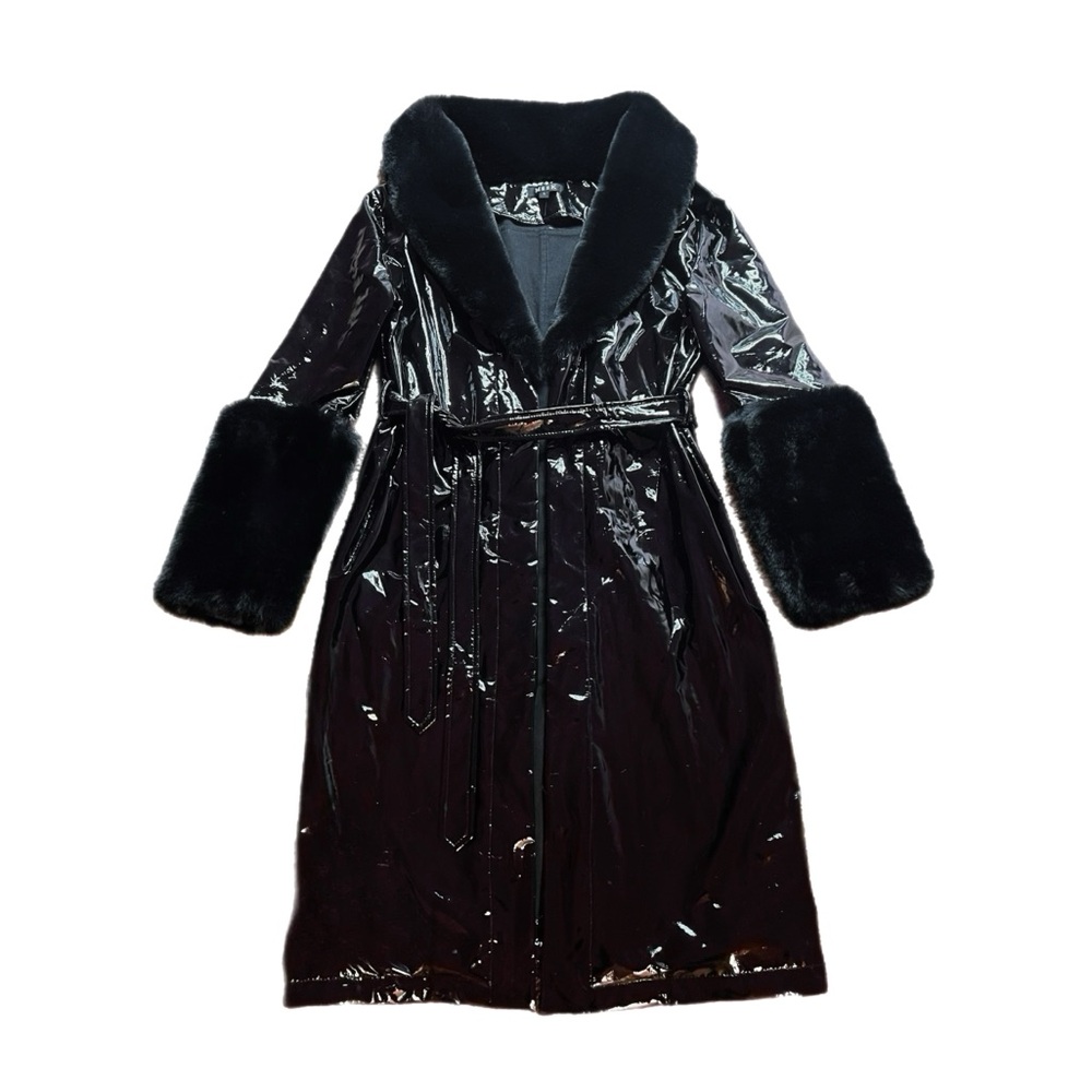(SOLD) Long shiny MEEK jacket